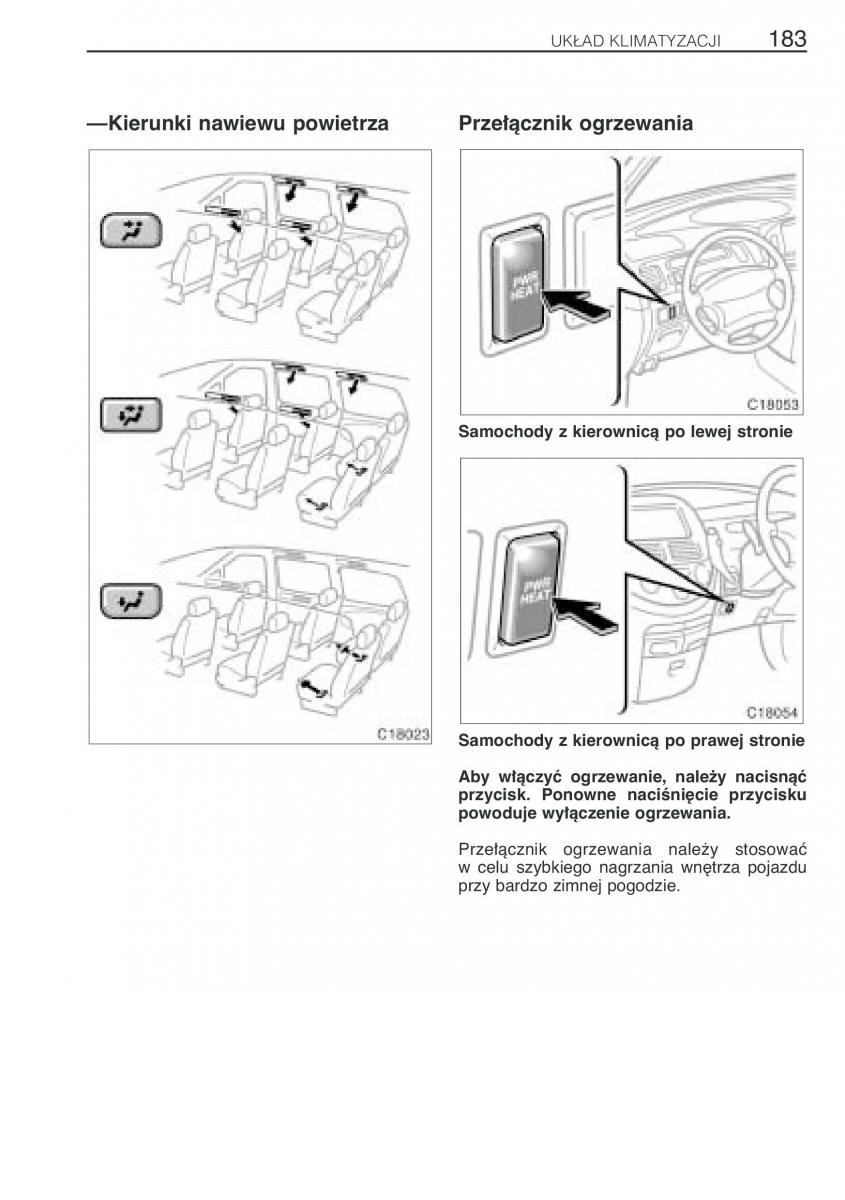 Toyota Previa II 2 instrukcja obslugi / page 192