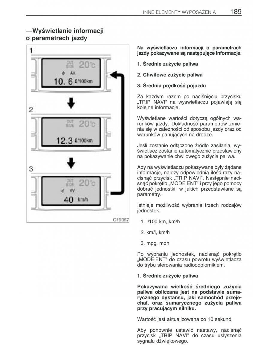 Toyota Previa II 2 instrukcja obslugi / page 198