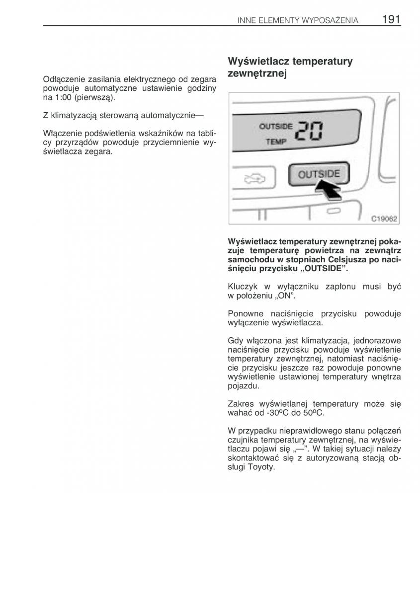 Toyota Previa II 2 instrukcja obslugi / page 200