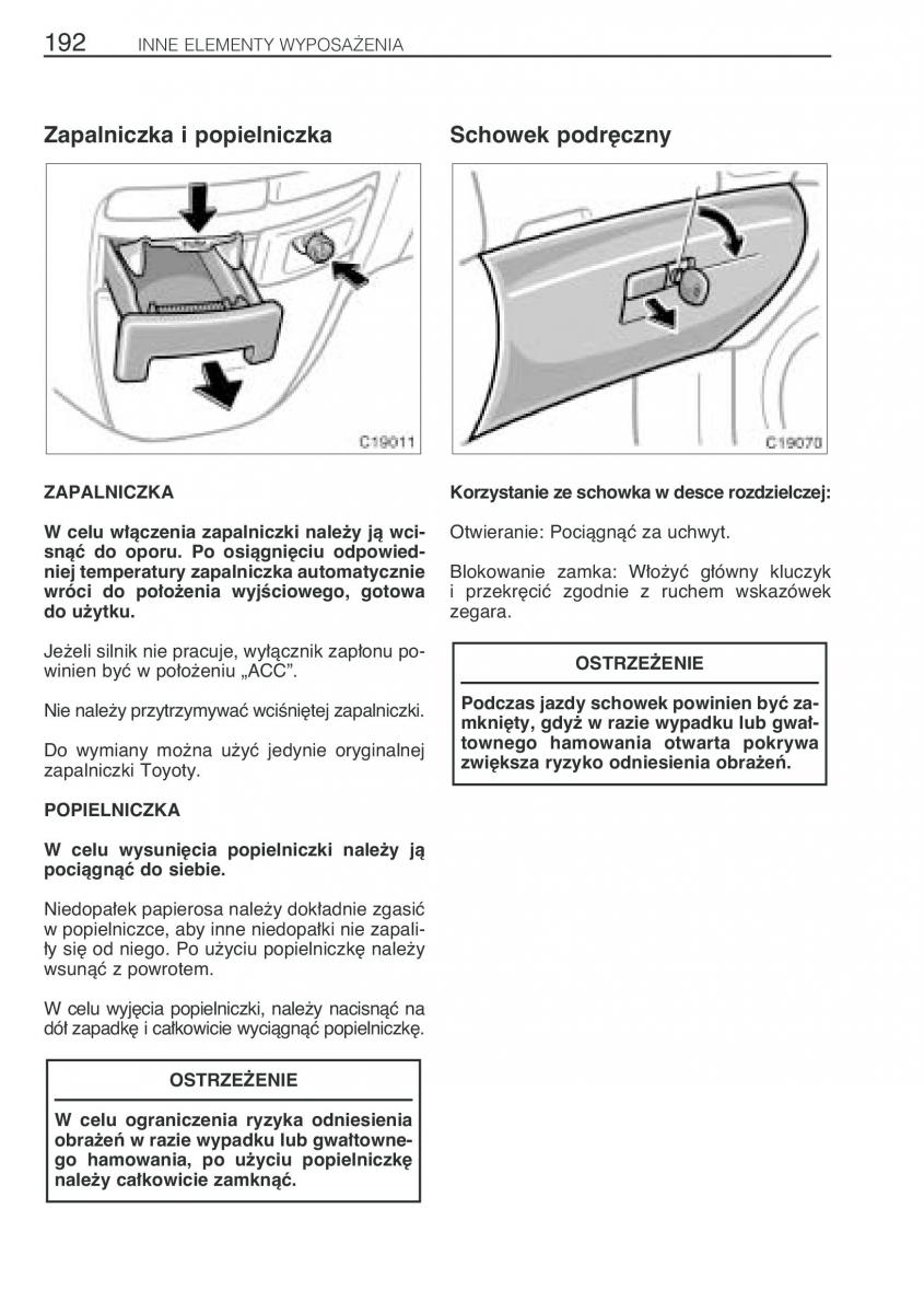 Toyota Previa II 2 instrukcja obslugi / page 201