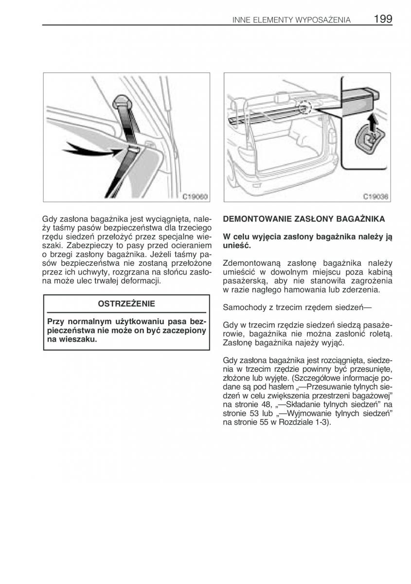 Toyota Previa II 2 instrukcja obslugi / page 208