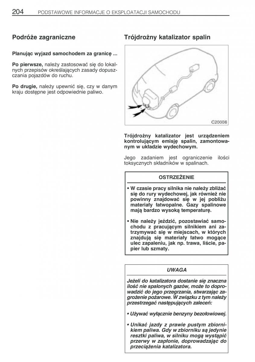 Toyota Previa II 2 instrukcja obslugi / page 213