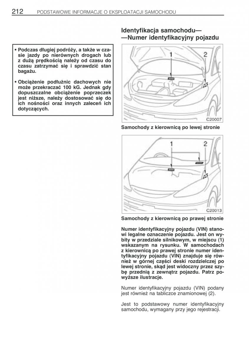 Toyota Previa II 2 instrukcja obslugi / page 221