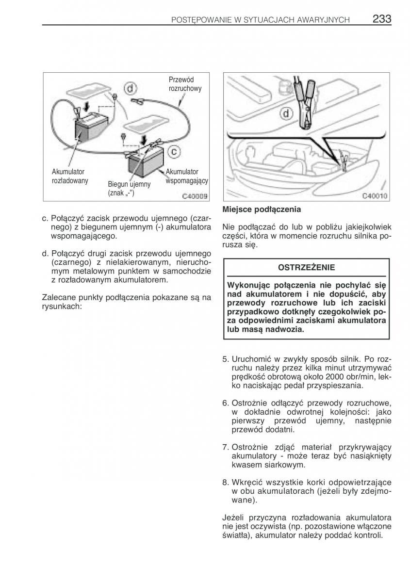 Toyota Previa II 2 instrukcja obslugi / page 242