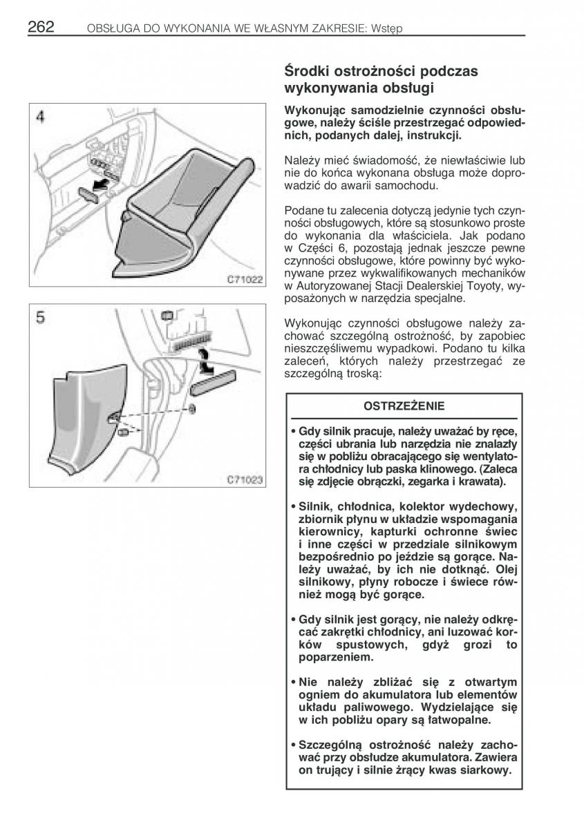 Toyota Previa II 2 instrukcja obslugi / page 271