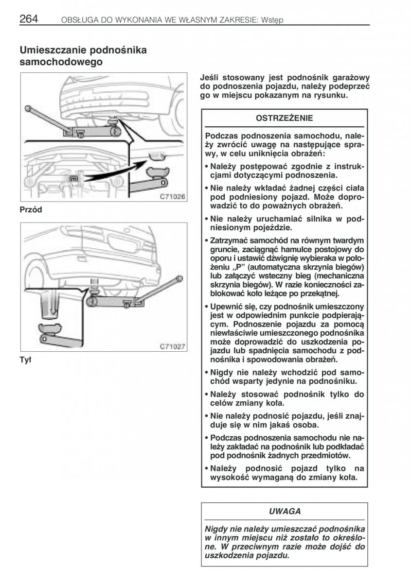 Toyota Previa II 2 instrukcja obslugi / page 273