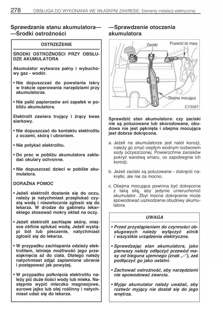 Toyota Previa II 2 instrukcja obslugi / page 287