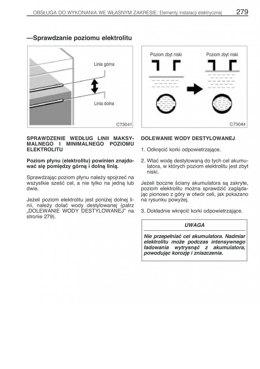 Toyota Previa II 2 instrukcja obslugi / page 288