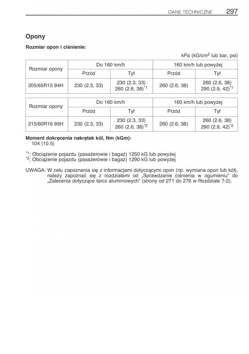 Toyota Previa II 2 instrukcja obslugi / page 306