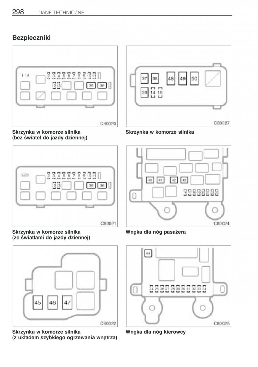 Toyota Previa II 2 instrukcja obslugi / page 307