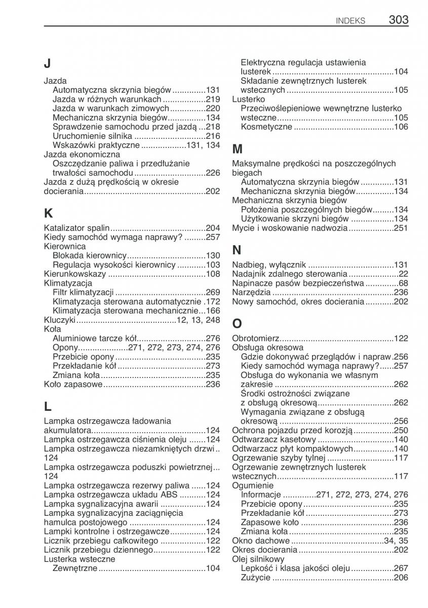 Toyota Previa II 2 instrukcja obslugi / page 312