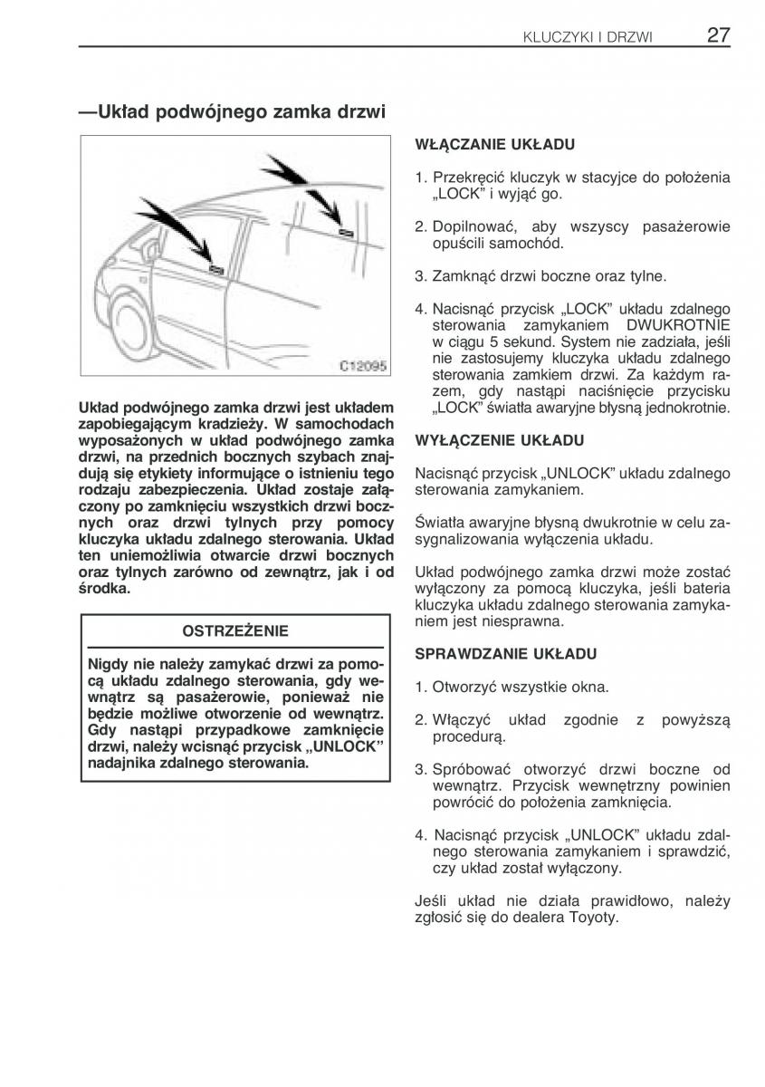 Toyota Previa II 2 instrukcja obslugi / page 36