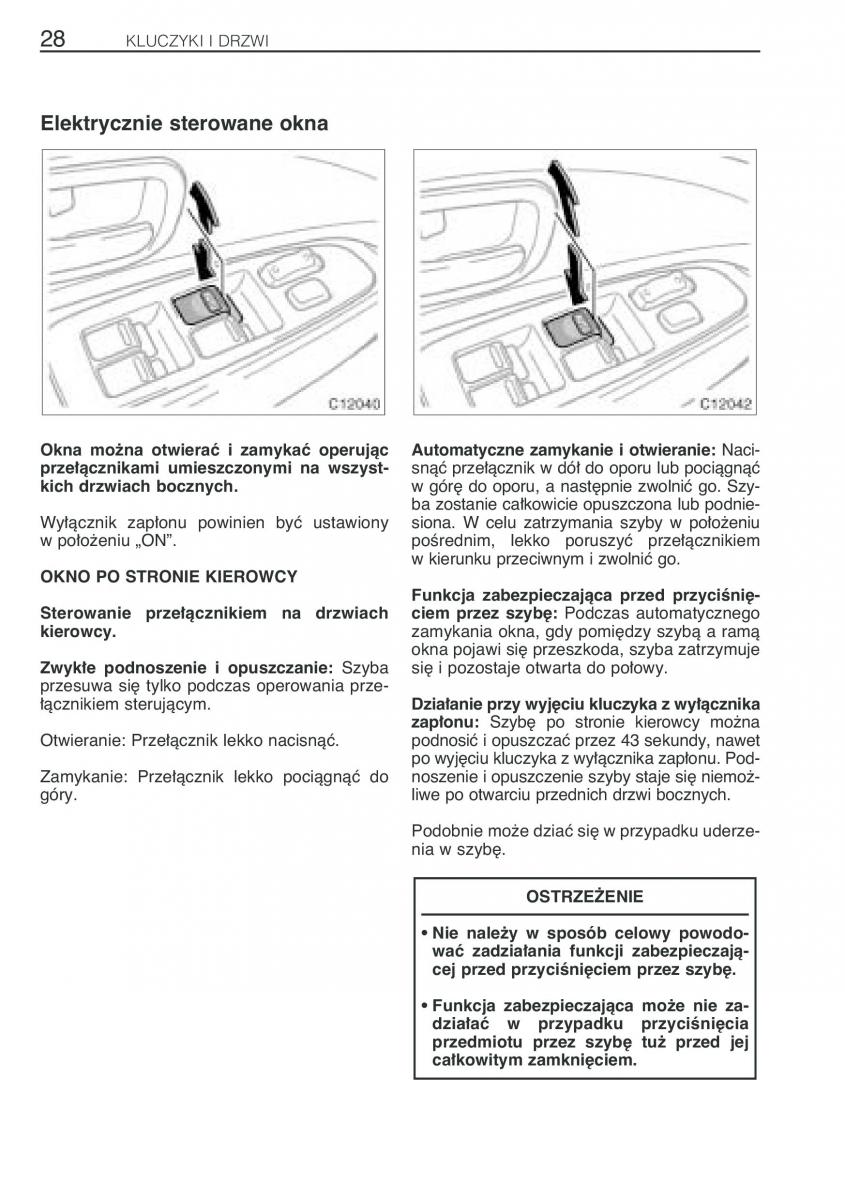 Toyota Previa II 2 instrukcja obslugi / page 37