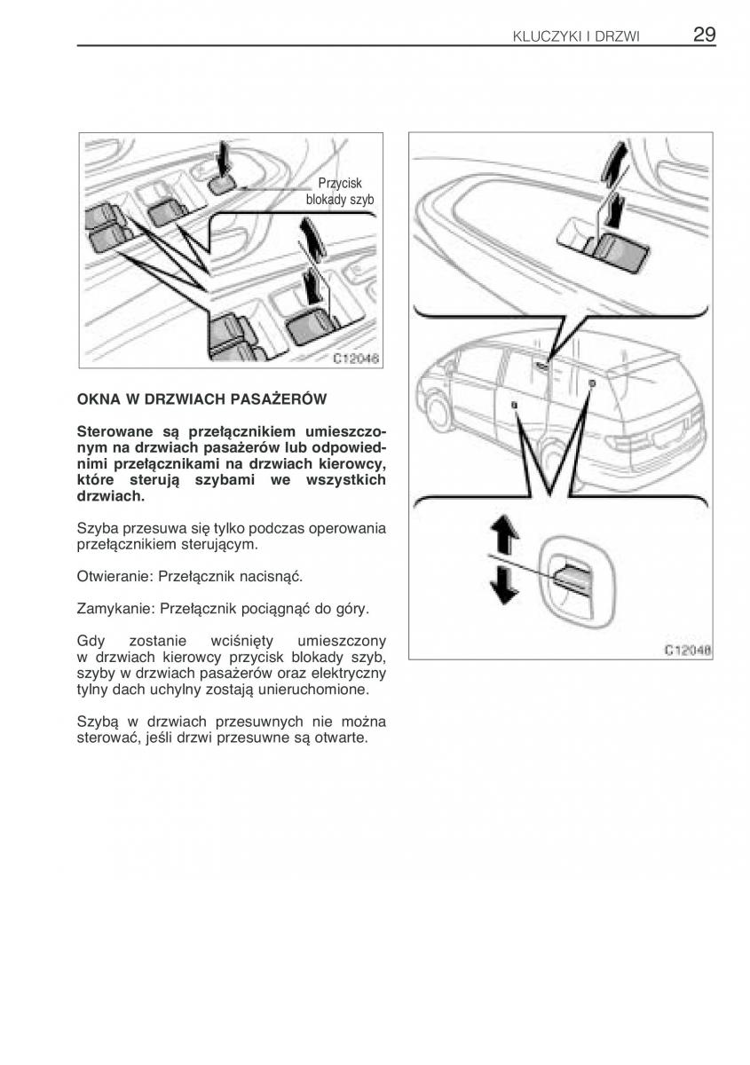 Toyota Previa II 2 instrukcja obslugi / page 38