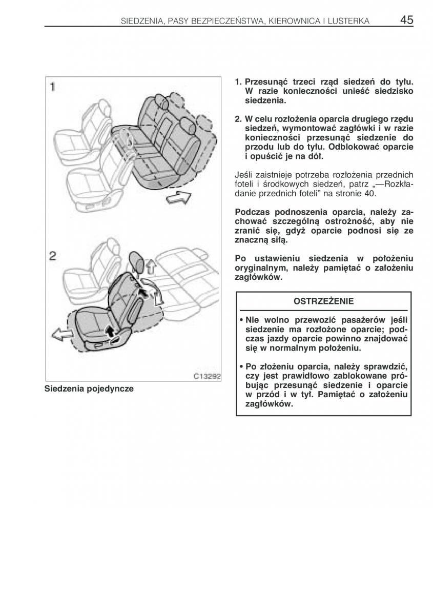 Toyota Previa II 2 instrukcja obslugi / page 54