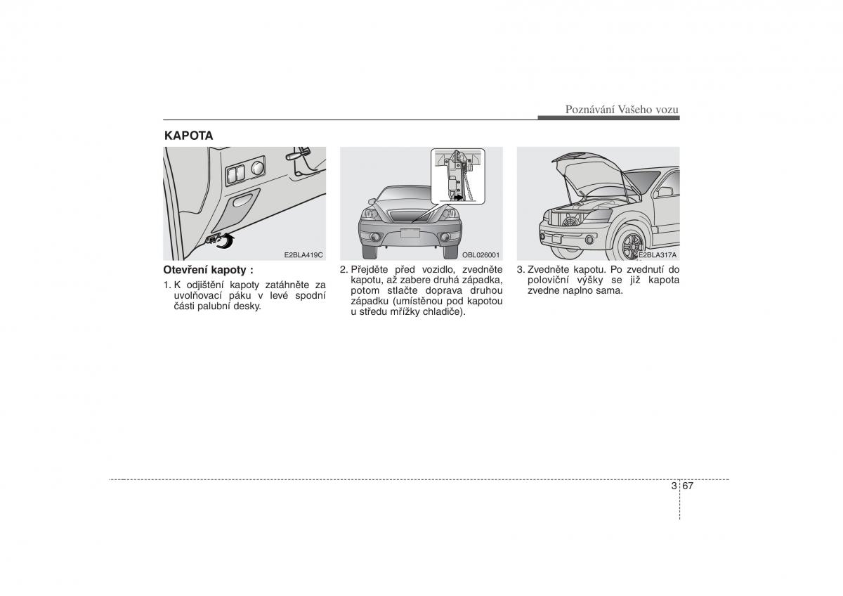 KIA Sorento I 1 navod k obsludze / page 76