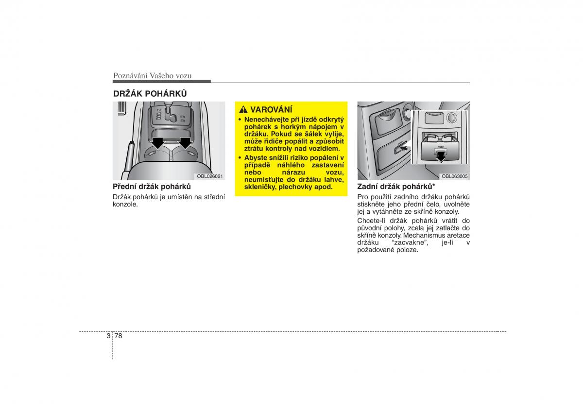 KIA Sorento I 1 navod k obsludze / page 87