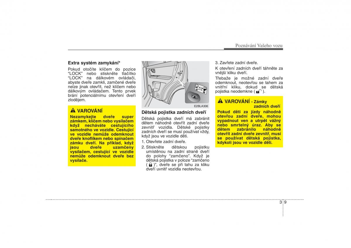 KIA Sorento I 1 navod k obsludze / page 18