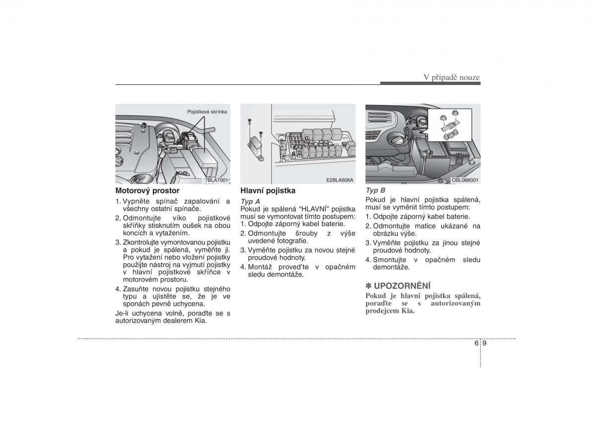 KIA Sorento I 1 navod k obsludze / page 250