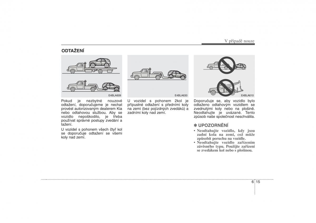 KIA Sorento I 1 navod k obsludze / page 256