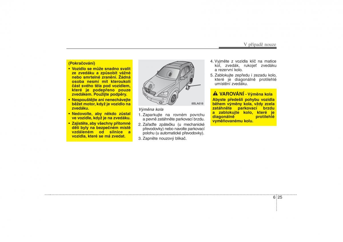 KIA Sorento I 1 navod k obsludze / page 266