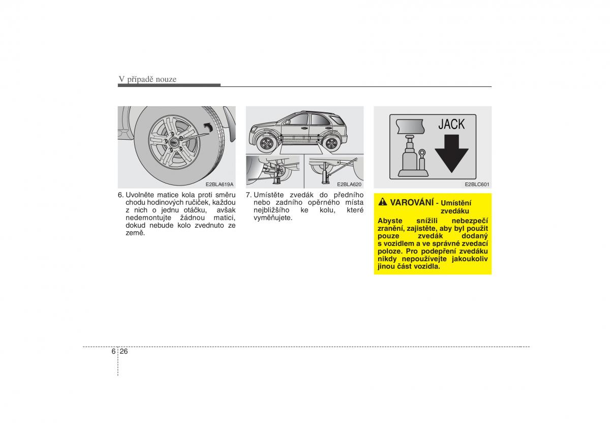 KIA Sorento I 1 navod k obsludze / page 267