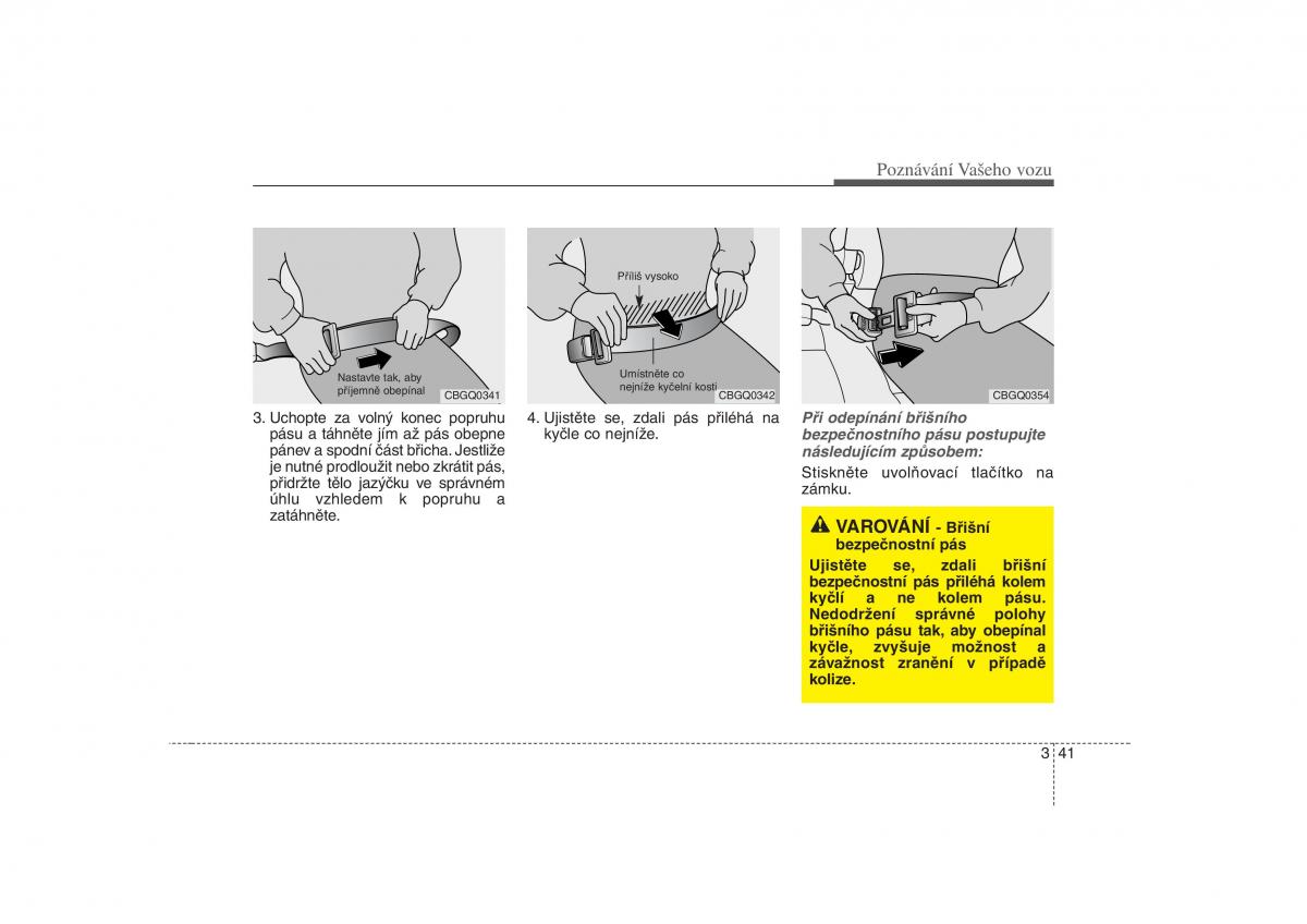 KIA Sorento I 1 navod k obsludze / page 50