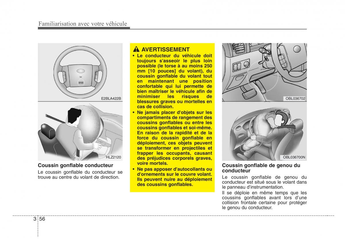 KIA Sorento I 1 manuel du proprietaire / page 65