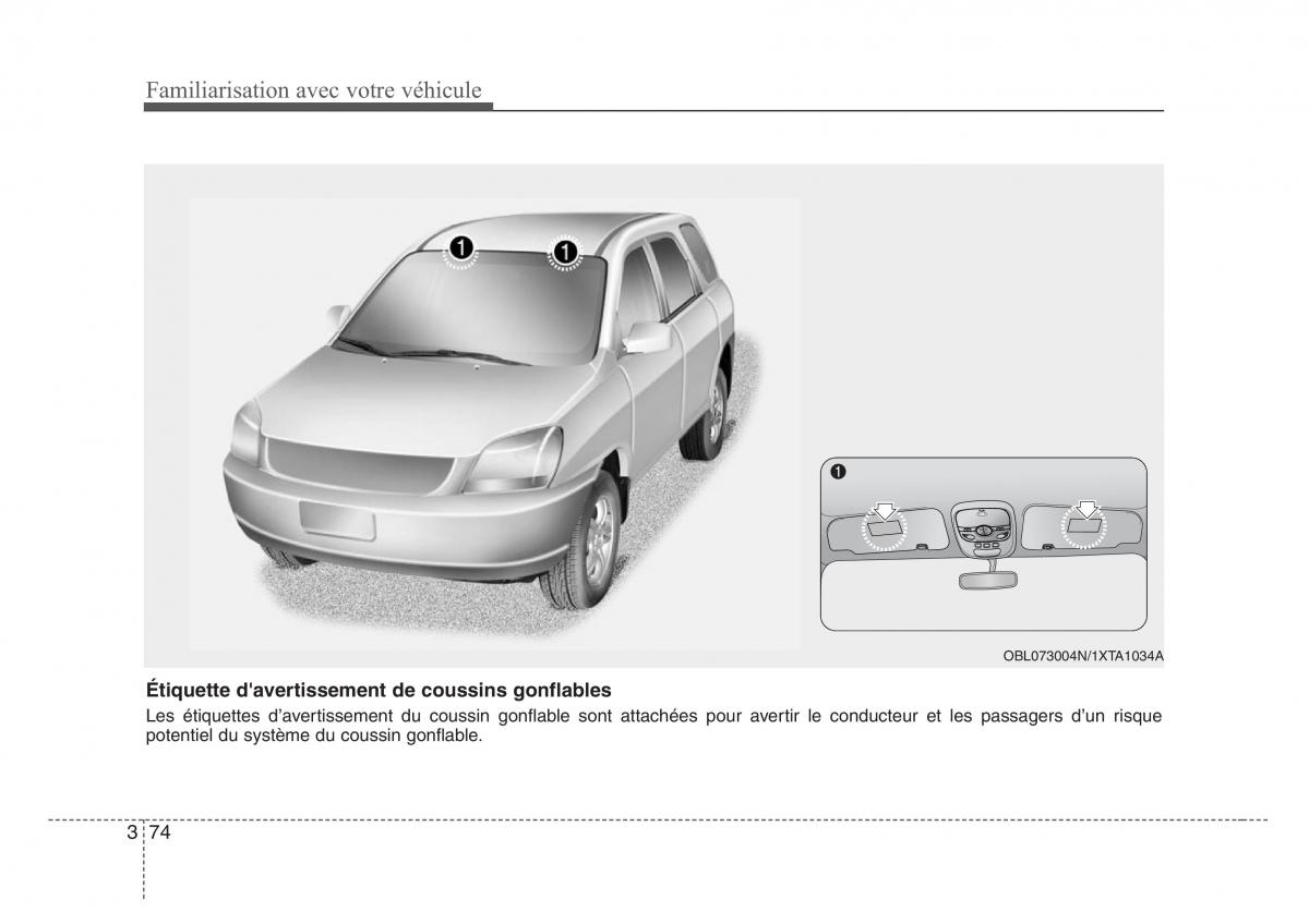 KIA Sorento I 1 manuel du proprietaire / page 83