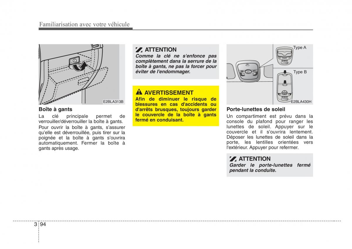 KIA Sorento I 1 manuel du proprietaire / page 103