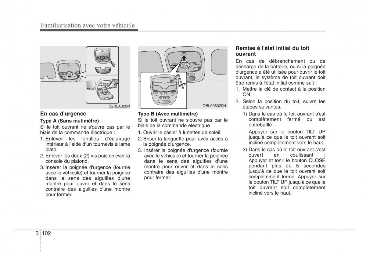 KIA Sorento I 1 manuel du proprietaire / page 111