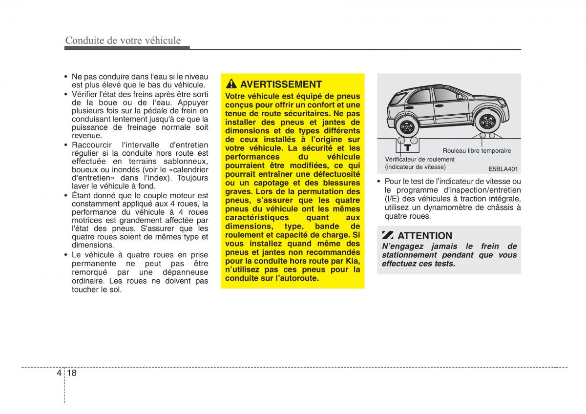 KIA Sorento I 1 manuel du proprietaire / page 157