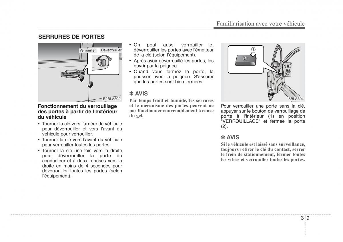 KIA Sorento I 1 manuel du proprietaire / page 18