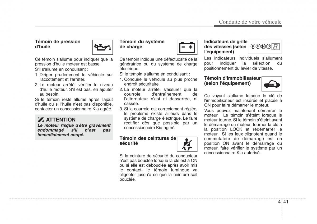 KIA Sorento I 1 manuel du proprietaire / page 180