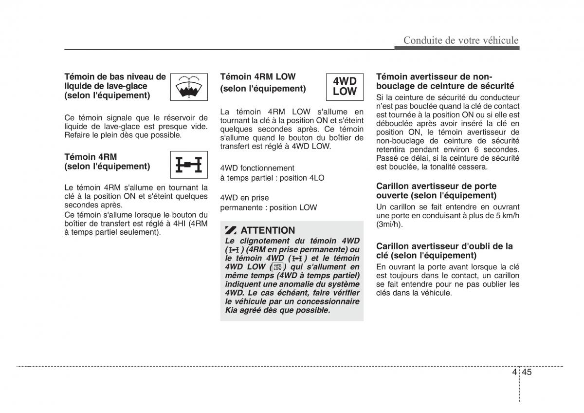 KIA Sorento I 1 manuel du proprietaire / page 184