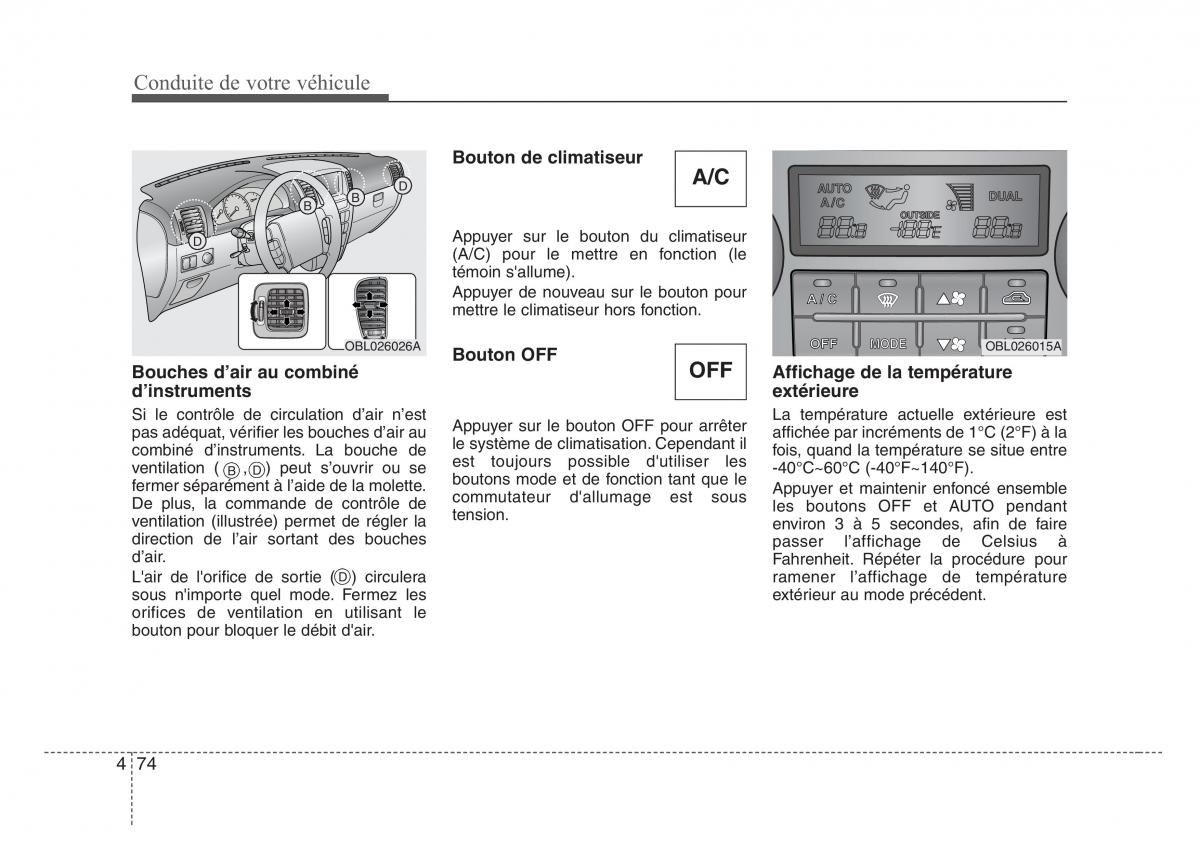 KIA Sorento I 1 manuel du proprietaire / page 213