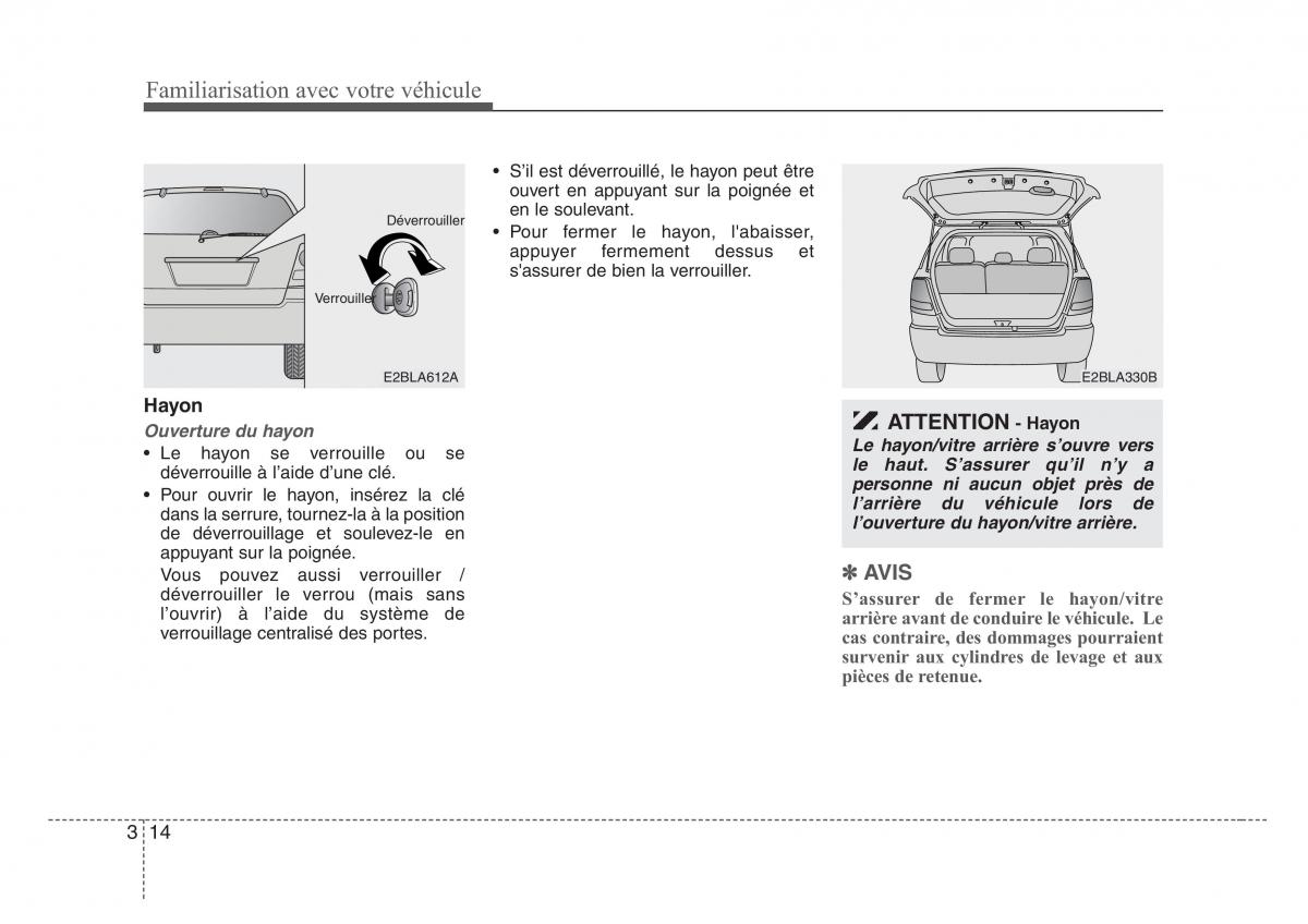 KIA Sorento I 1 manuel du proprietaire / page 23