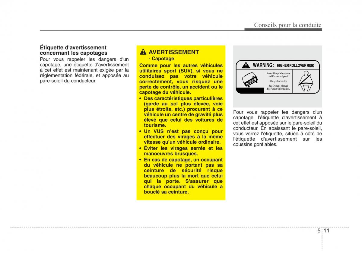 KIA Sorento I 1 manuel du proprietaire / page 230