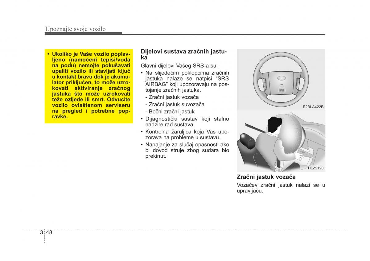 KIA Sorento I 1 vlasnicko uputstvo / page 58