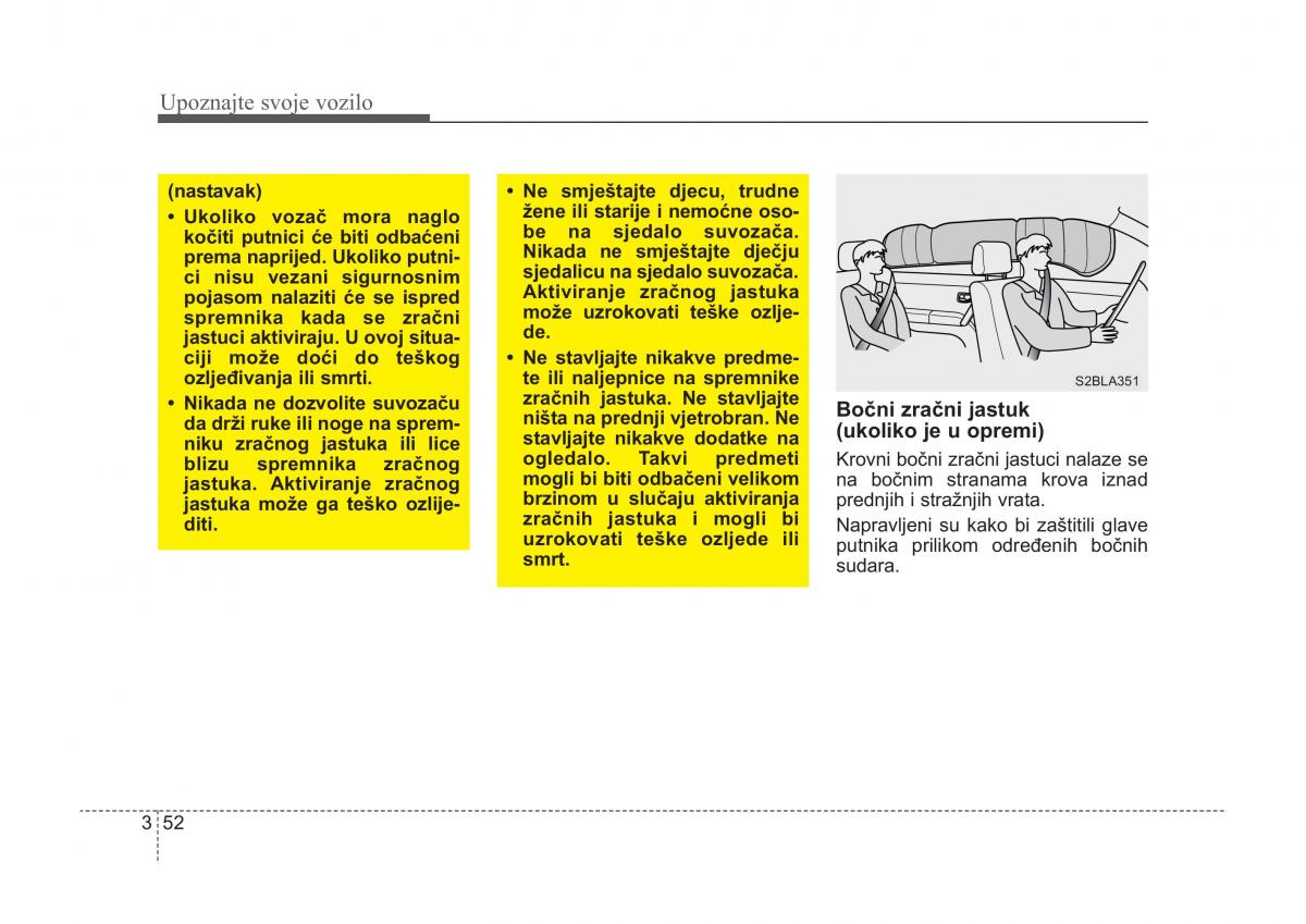 KIA Sorento I 1 vlasnicko uputstvo / page 62