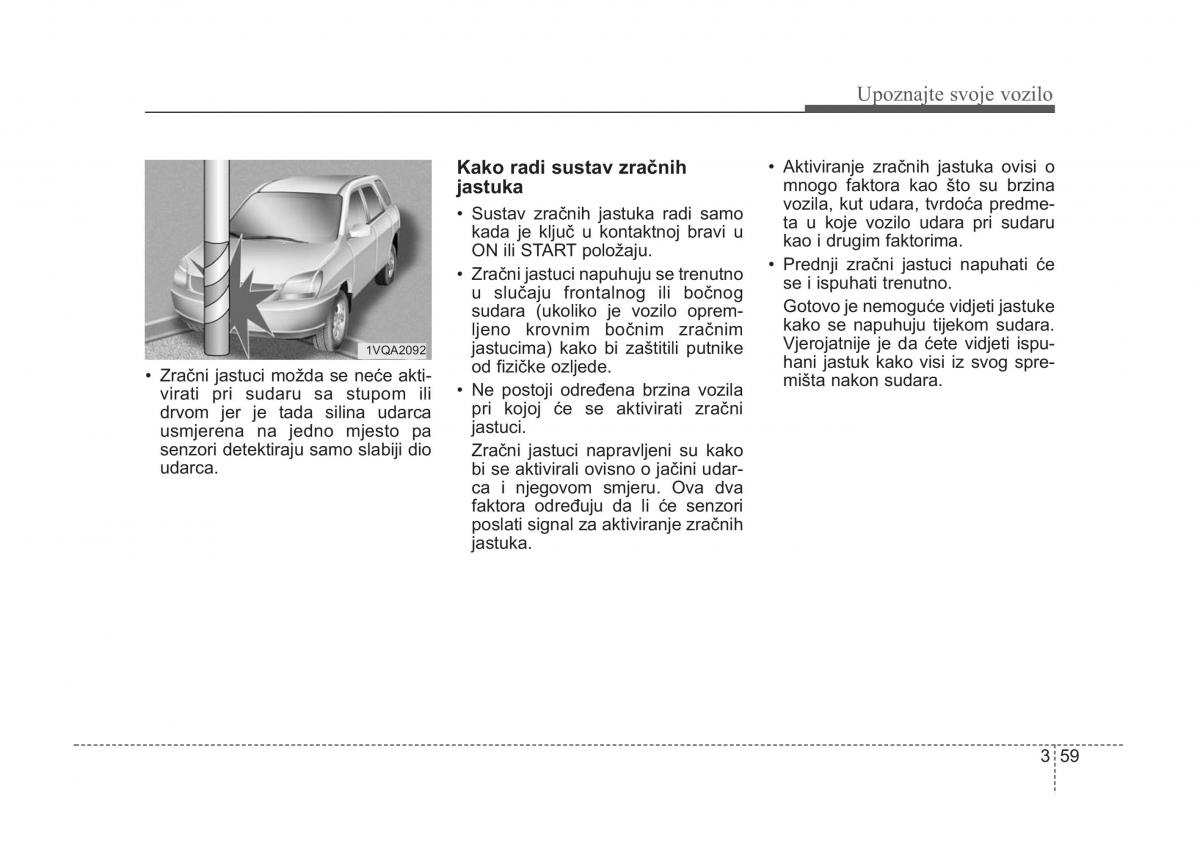 KIA Sorento I 1 vlasnicko uputstvo / page 69