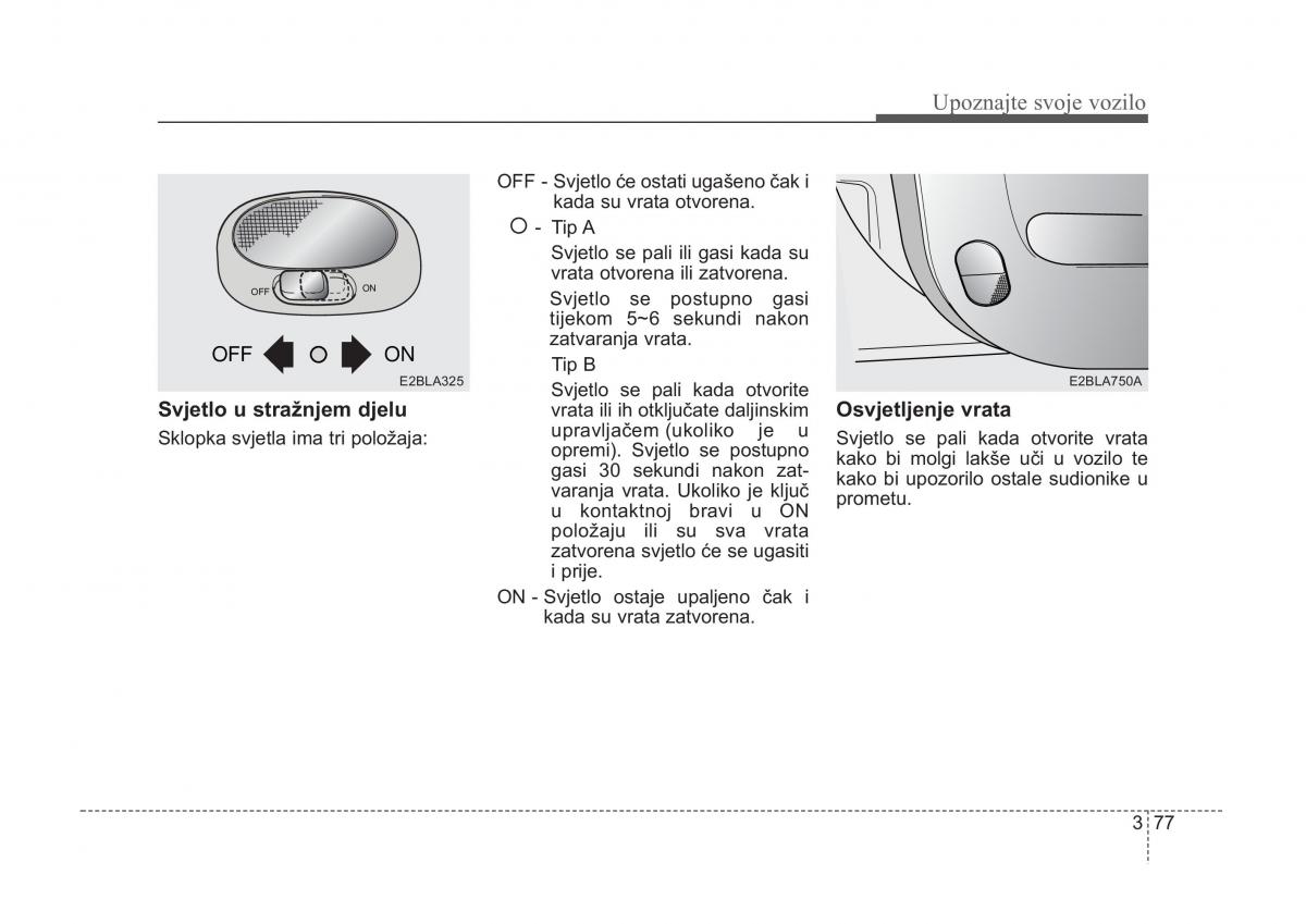 KIA Sorento I 1 vlasnicko uputstvo / page 87