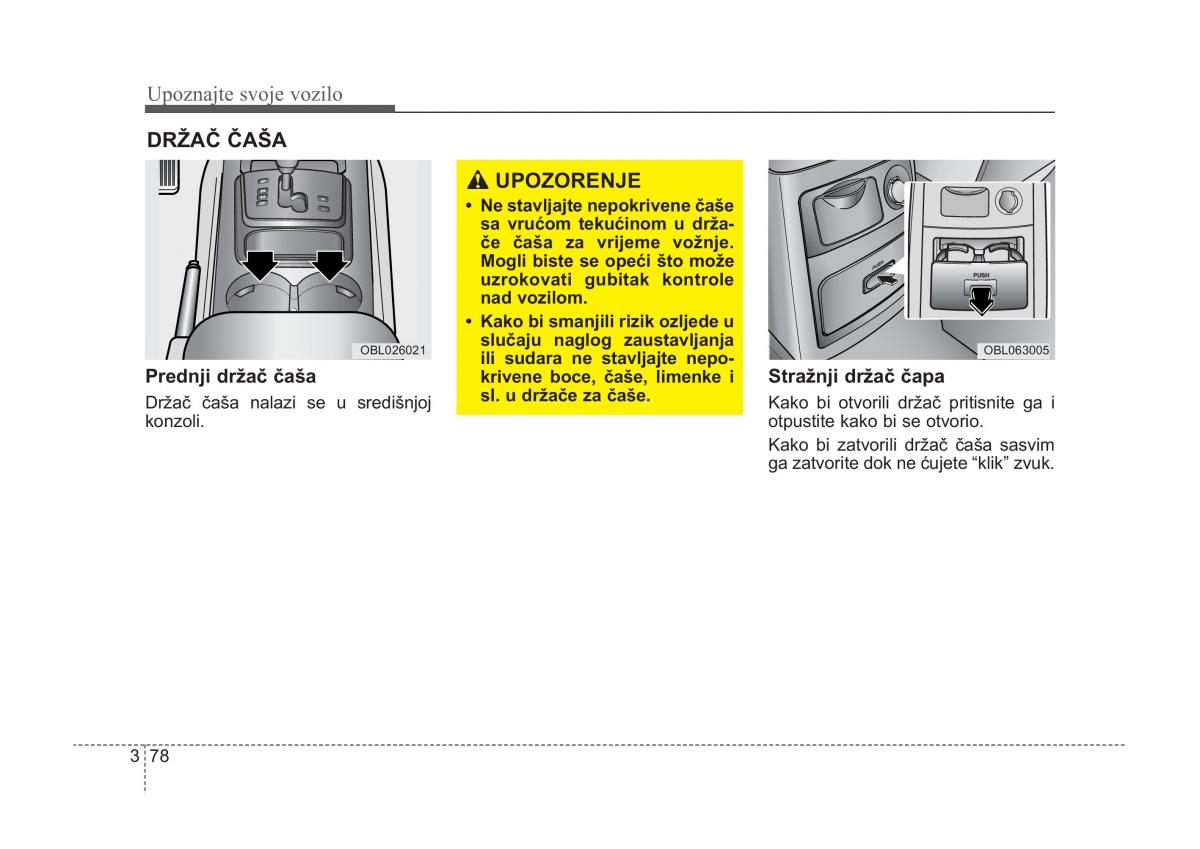 KIA Sorento I 1 vlasnicko uputstvo / page 88