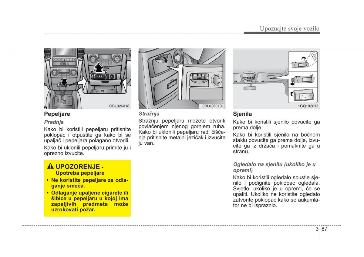 KIA Sorento I 1 vlasnicko uputstvo / page 97