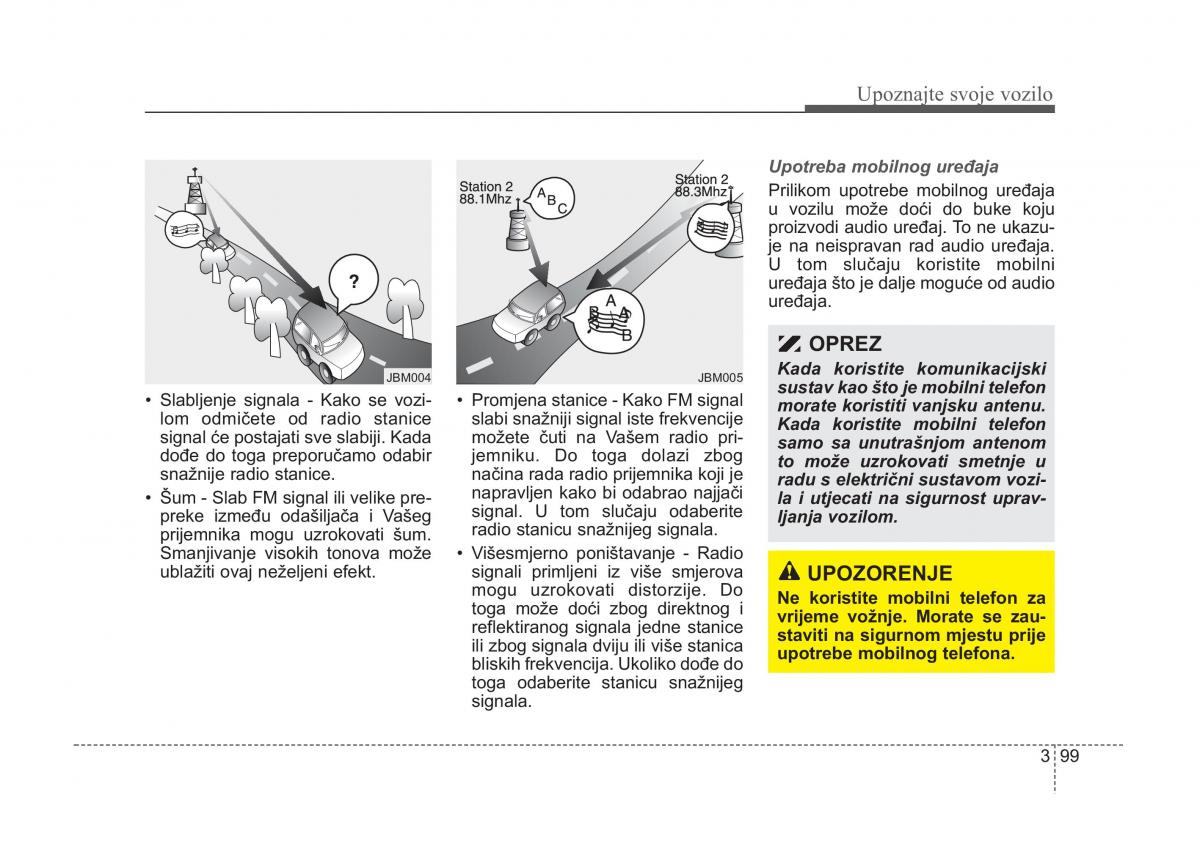 KIA Sorento I 1 vlasnicko uputstvo / page 109