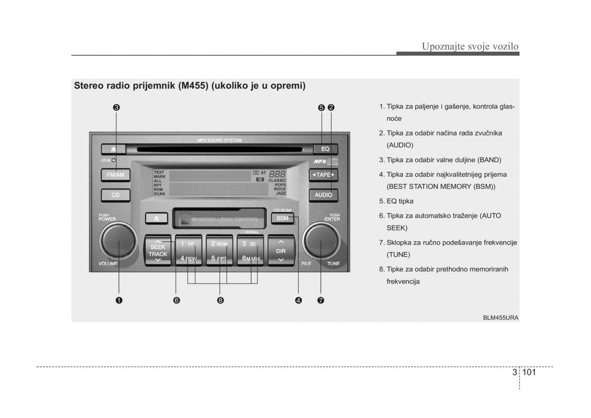 KIA Sorento I 1 vlasnicko uputstvo / page 111