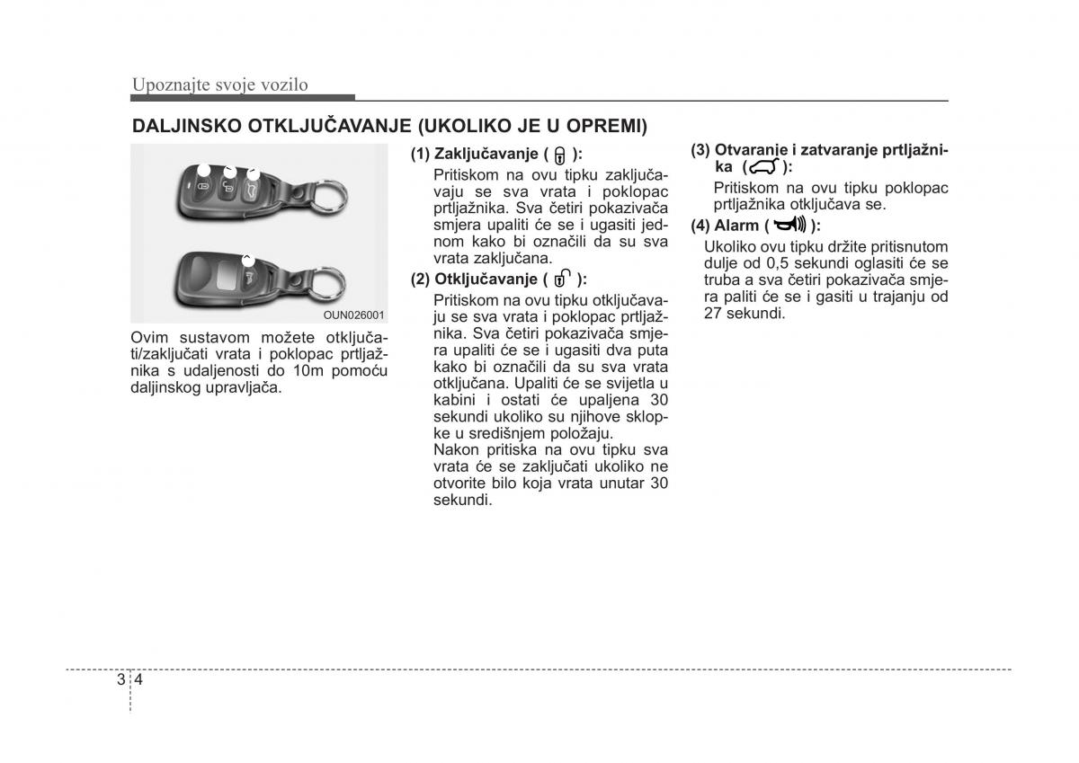 KIA Sorento I 1 vlasnicko uputstvo / page 14