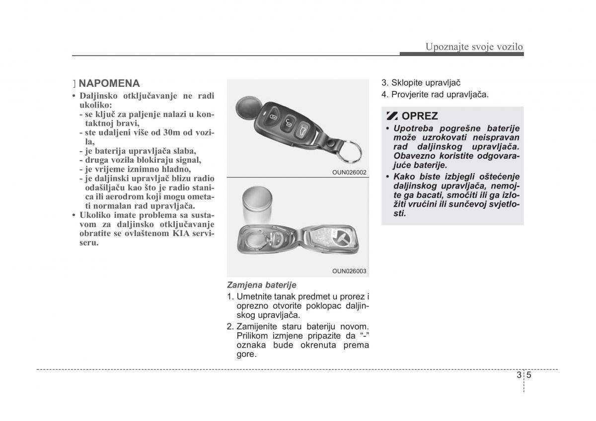 KIA Sorento I 1 vlasnicko uputstvo / page 15