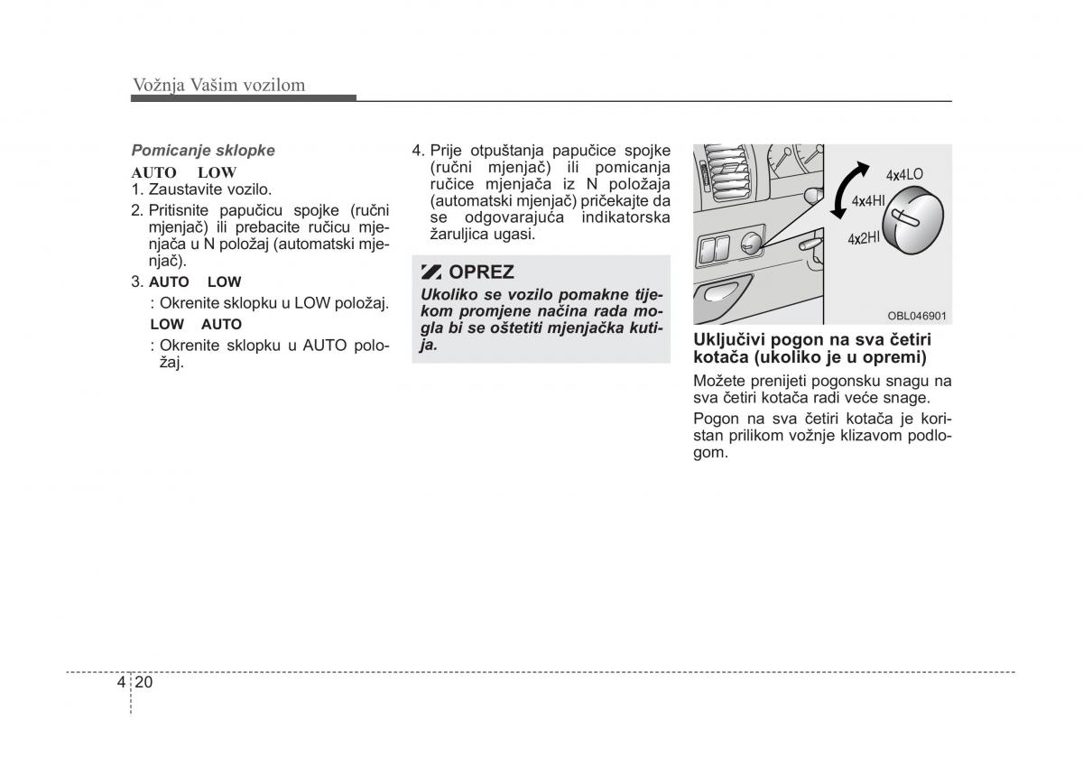 KIA Sorento I 1 vlasnicko uputstvo / page 153