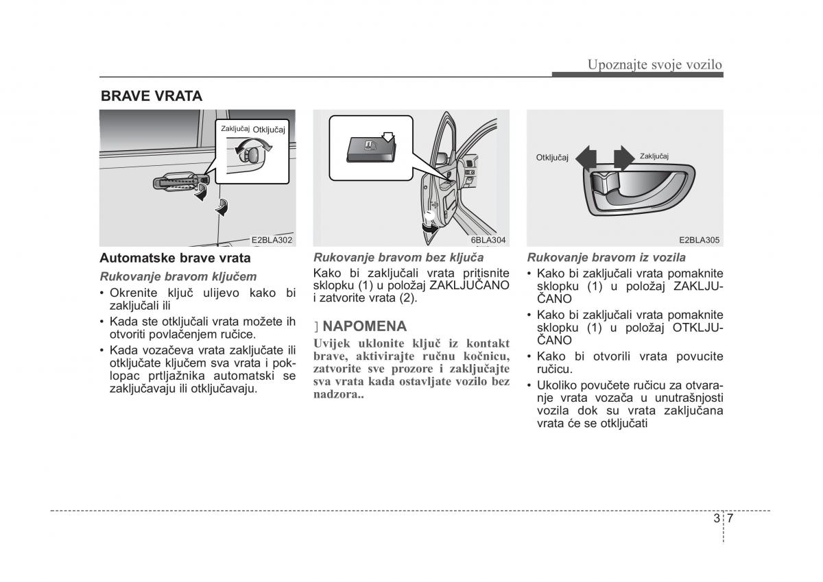 KIA Sorento I 1 vlasnicko uputstvo / page 17